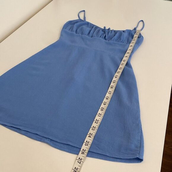 Aritzia Sunday Best Delilah Mini Dress in Light Blue Size Small - Picture 15 of 15